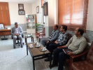 سرپرست مرکز آموزش علمی کاربردی نجف آباد با مدیر آموزش و پرورش شهرستان دیدار کرد